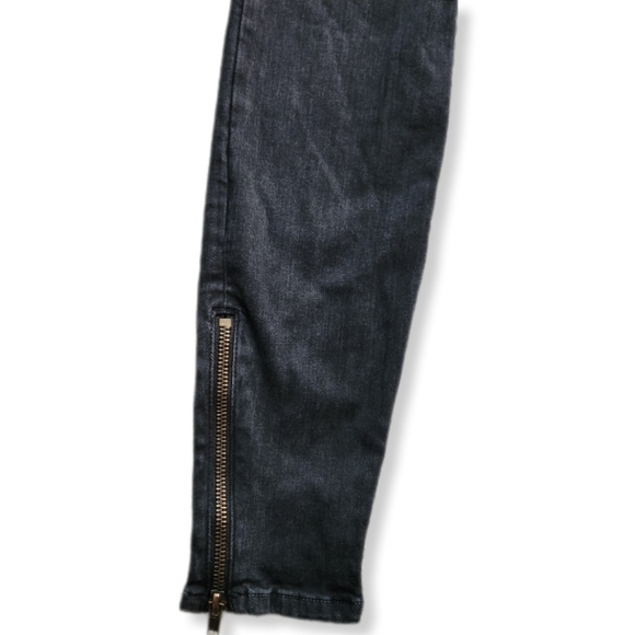 Current/Elliott Flat Pocket Cargo Jeans in Washed Black Size 25 W-672 - Picture 4 of 14